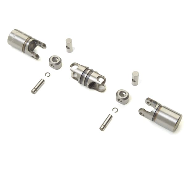 Double U-Joint Kit, Machinable, 0.370" (9.4 mm) OD, Steel